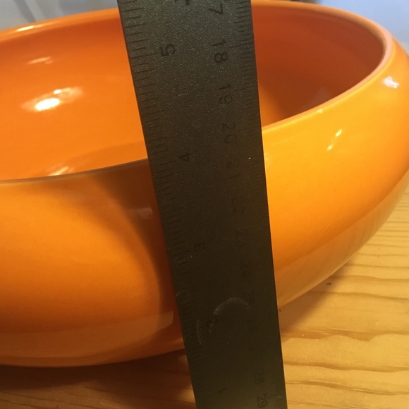 Gorgeous Vintage Studio Nova Large Orange Bowl Made In Portugal - Picture 6 of 6